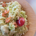 Thai coleslaw inspired by Green Papaya Salad. Recipe and photo by Sonoran cookbook author Jackie Alpers