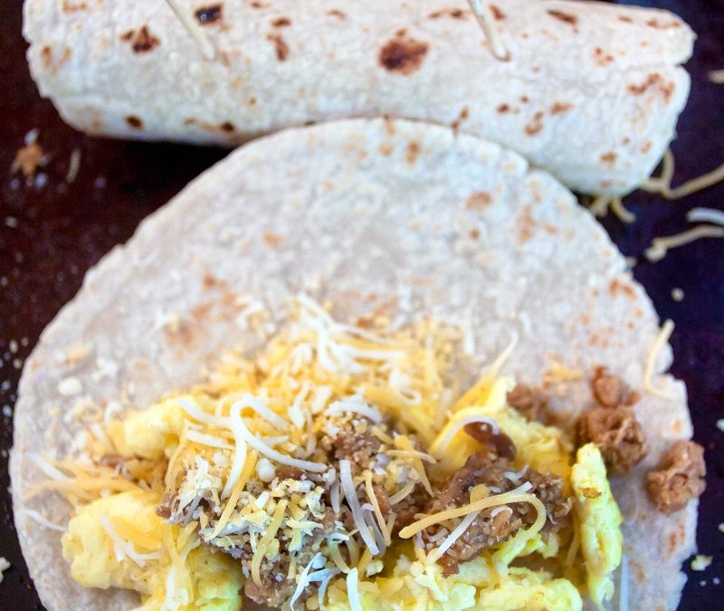 Rolled & Baked Breakfast Tacos