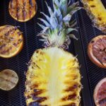 grilled pineapple and other fruit
