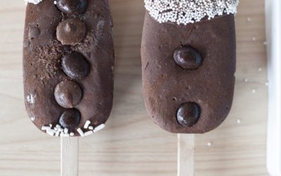 Chocolate and Coffee Pudding Pops