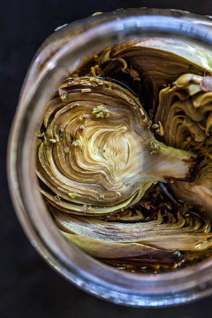 marinated baby artichokes