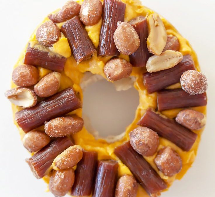 Snack of the Day: Nacho Cheese, Slim Jims and Beer Nuts on a Bagel.