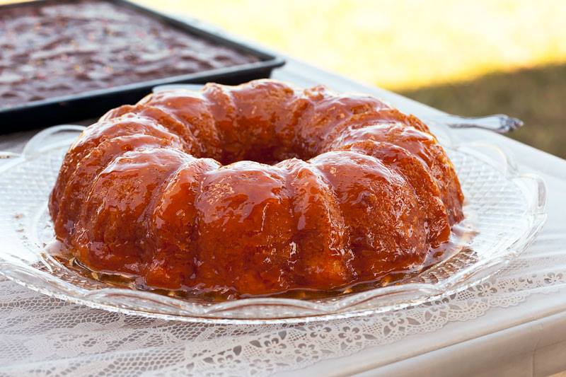 Savarin Chantilly – French Bundt Cake with Apricot Glaze