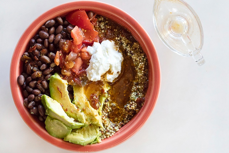 burrito bowl recipe photo by Jackie Alpers