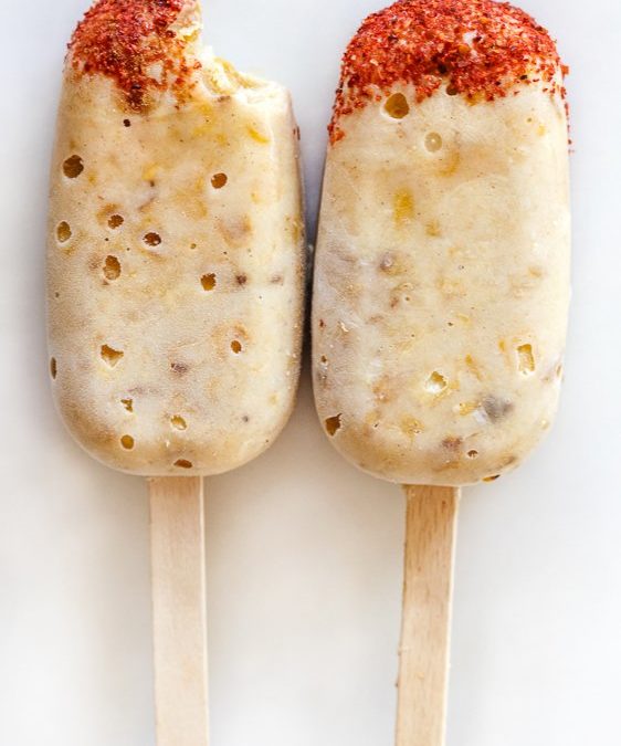 Sweet Corn & Cinnamon Paletas