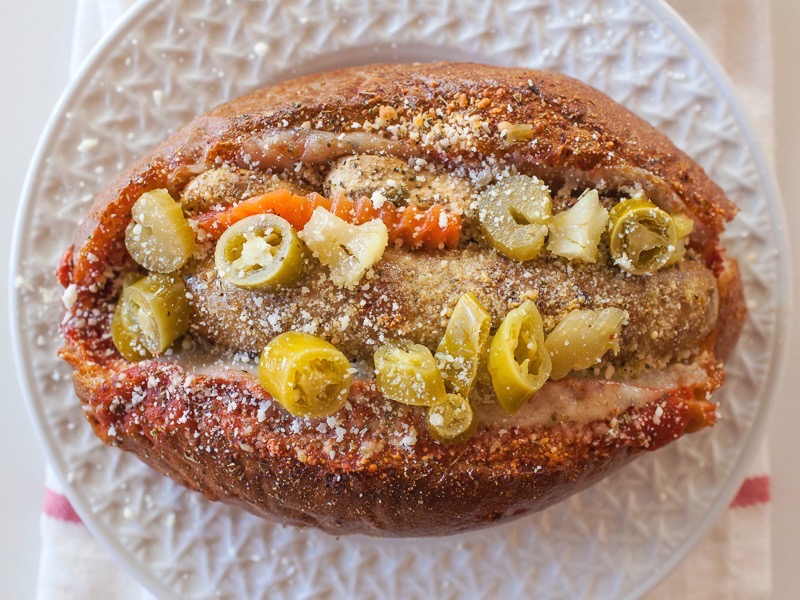 Italian stallion hot dog recipe photo