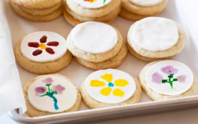 Hand Painted Flower Cookies