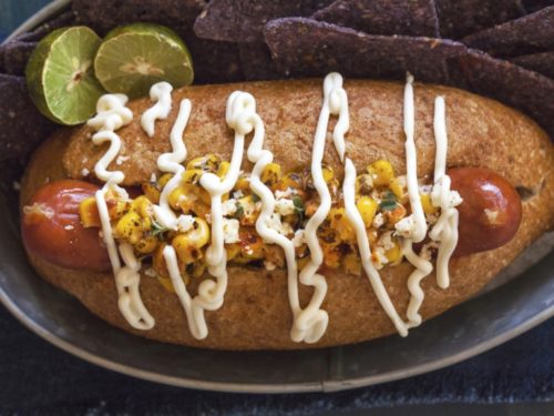 Mexican-style hot dogs recipe