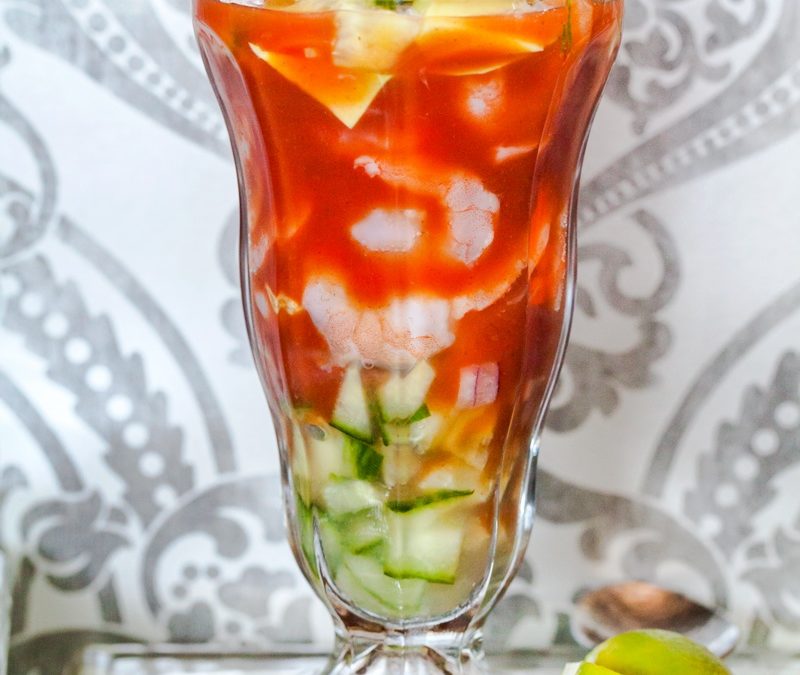 Mexican Shrimp Cocktail, Sonoran Style: Coctel De Camaron
