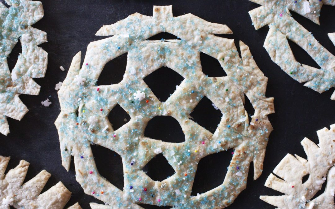 How to Make Papel Picado Tortilla Snowflakes