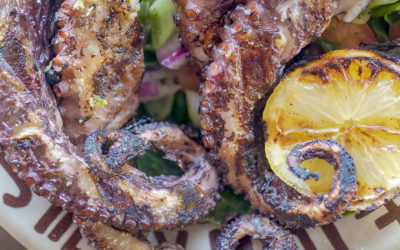 Mediterranean Style Grilled Octopus