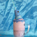 Mr Narwhal Ice Cream Float Recipe and food photography by Jackie Alpers for The Unofficial Elf Cookbook