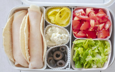 Scallion Ranch Cream Cheese Spread for Deli Bento Box Lunches