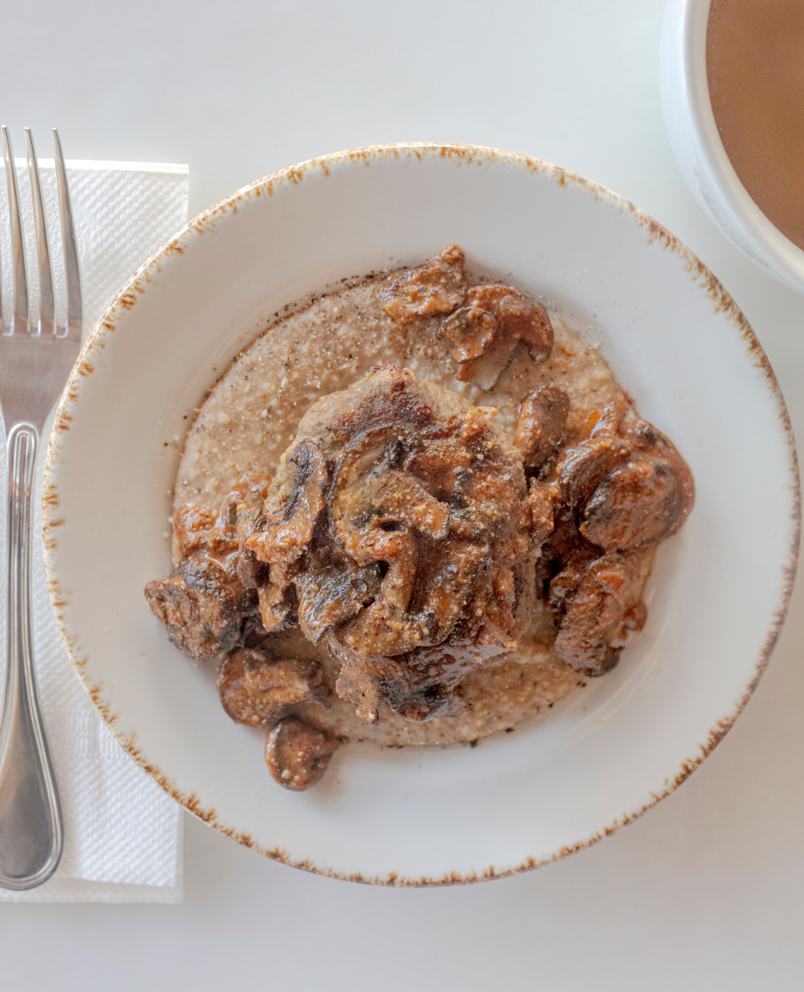 The Best Salisbury steak in Montana recipe photography by Jackie Alpers for The Unofficial Yellowstone Cookbook.