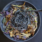 Inspired by Tim Burton's modern gothic visuals in the television show Wednesday