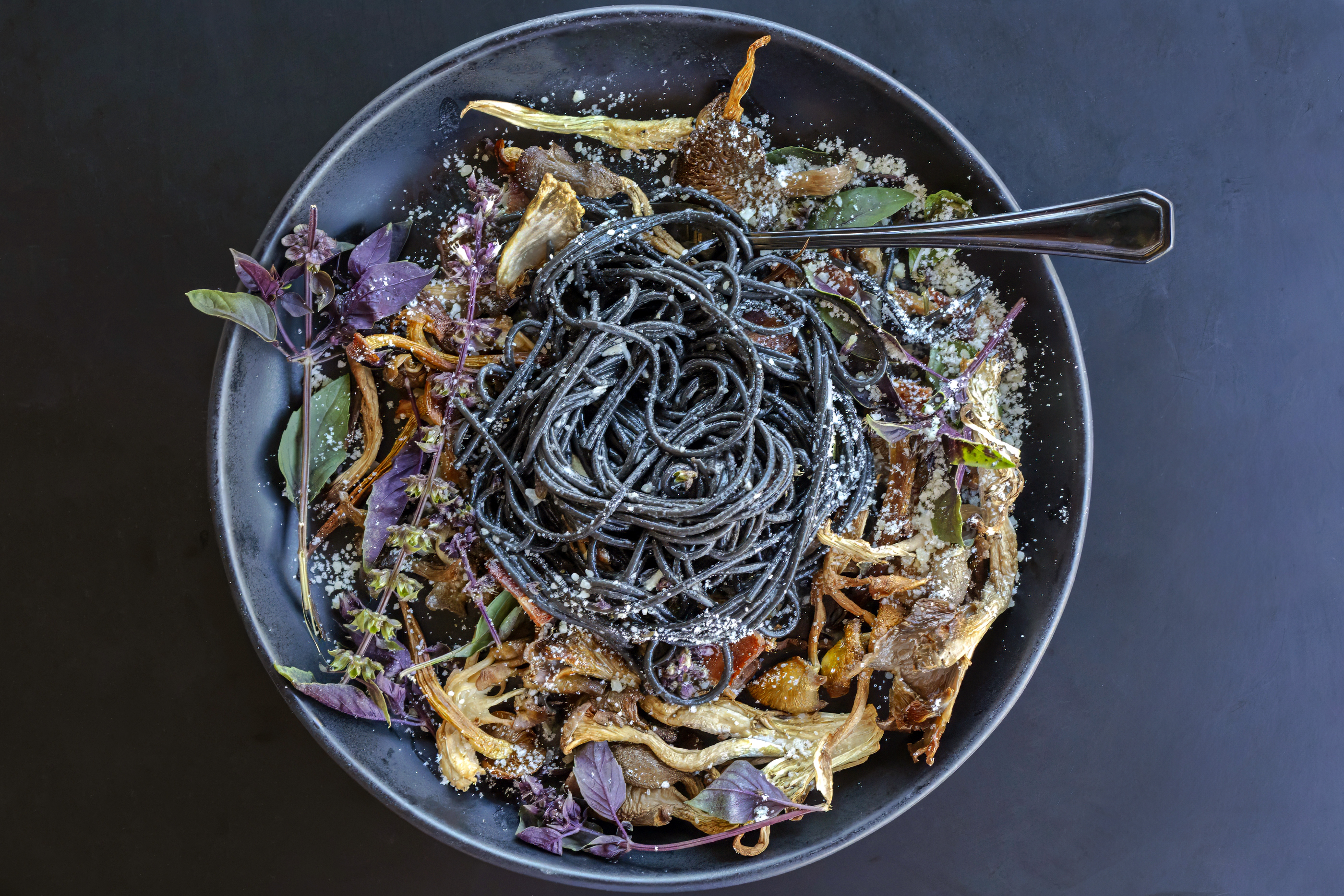 Inspired by Tim Burton's modern gothic visuals in the television show Wednesday