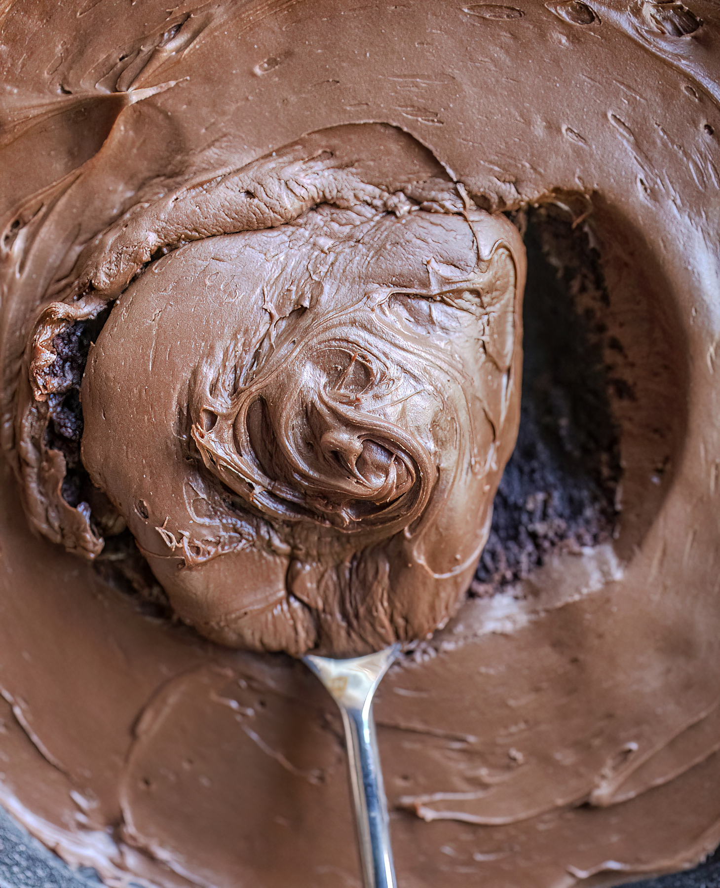 Recipe for Flourless Chocolate Cake baked in a cast iron skillet inspired by the Yellowstone TV show dinner scene.
